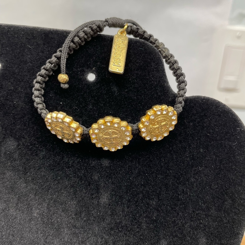 MSMH Brilliance Trinity Bracelet Black Gold-26002BK